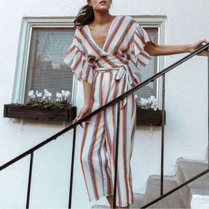 SAYLOR Multicolor Striped Jumpsuit